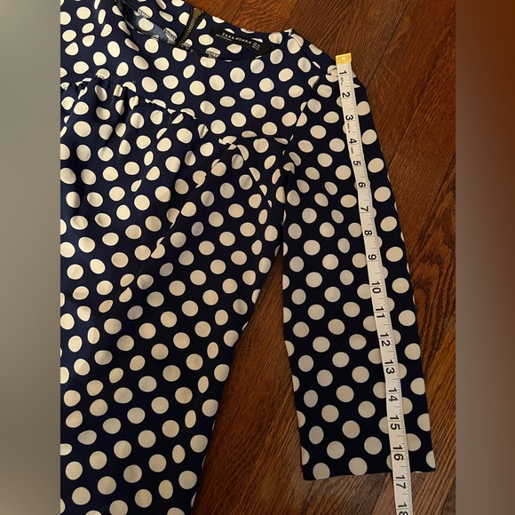 Zara Women Blue and White Polka Dot Size XS Pre-owned . - Picture 11 of 14